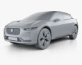 Jaguar I-Pace 概念 HQインテリアと 2016 3Dモデル clay render