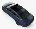 Jaguar XJ50 LWB 2022 3d model top view