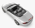 Jaguar XK Convertibile con interni 2011 Modello 3D vista dall'alto