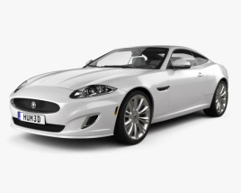 Jaguar XK coupe with HQ interior 2014 3D model