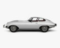 Jaguar E-type coupe with HQ interior 1961 3d model side view