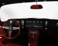 Jaguar E-type coupe with HQ interior 1961 3d model dashboard