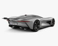 Jaguar Vision Gran Turismo クーペ 2020 3Dモデル 後ろ姿