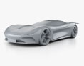 Jaguar Vision Gran Turismo coupé 2020 3D-Modell clay render