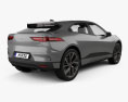 Jaguar I-Pace EV400 HSE HQインテリアと とエンジン 2019 3Dモデル 後ろ姿