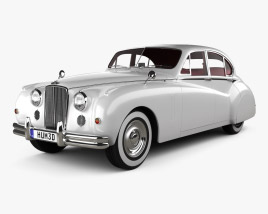 Jaguar Mark VII with HQ interior 1951 3D model