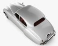 Jaguar Mark VII 인테리어 가 있는 1951 3D 모델  top view