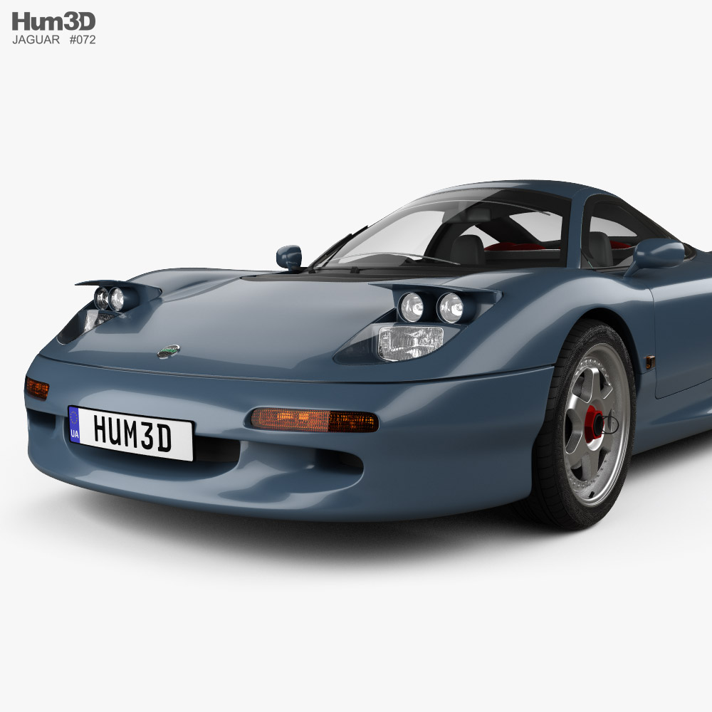 Jaguar XJR-15 1994 3D model - Vehicles on Hum3D