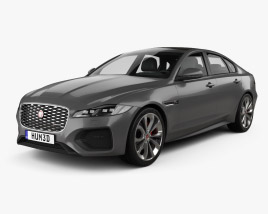 Jaguar XF R-Dynamic 2022 3D model