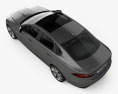 Jaguar XF R-Dynamic 2022 3d model top view