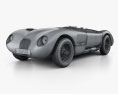 Jaguar C-Type Continuation 2022 Modelo 3d wire render