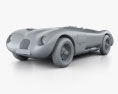 Jaguar C-Type Continuation 2022 Modelo 3d argila render