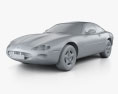 Jaguar XK 8 クーペ 1996 3Dモデル clay render