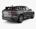 Jaguar F-Pace R-Dynamic 2019 Modello 3D vista posteriore