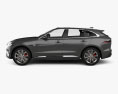 Jaguar F-Pace R-Dynamic 2018 3d model side view