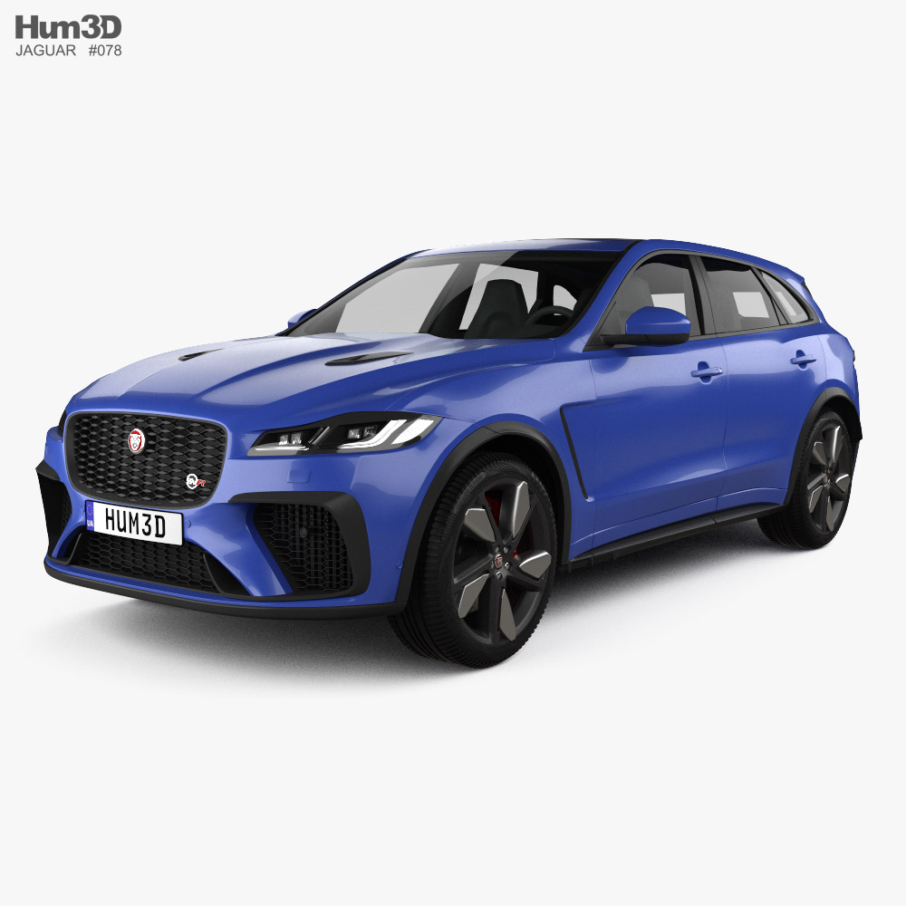 Jaguar F-Pace SVR 2020 3D model