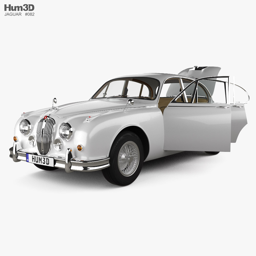 Jaguar Mark 2 带内饰 1959 3D模型