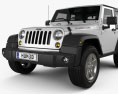 Jeep Wrangler Rubicon hardtop 2011 3D 모델 