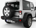 Jeep Wrangler Rubicon hardtop 2011 3D 모델 