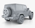 Jeep Wrangler Rubicon hardtop 2011 3d model