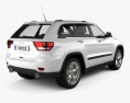 Jeep Grand Cherokee 2014 3d model back view