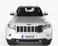 Jeep Grand Cherokee 2014 3d model front view