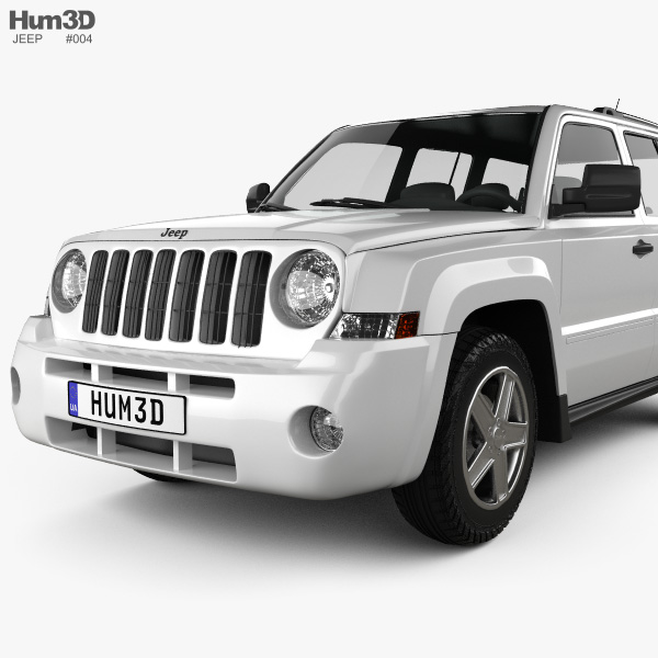 Jeep Patriot 2014 3D model - Vehicles on Hum3D