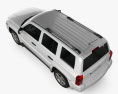 Jeep Patriot 2014 3d model top view