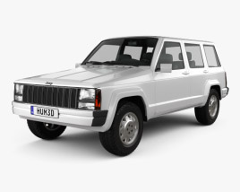 Jeep Cherokee XJ 4-door 2005 3D model