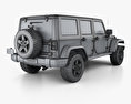 Jeep Wrangler JK Unlimited 5door 2014 3D 모델 