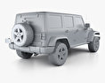 Jeep Wrangler JK Unlimited 5door 2014 Modelo 3D