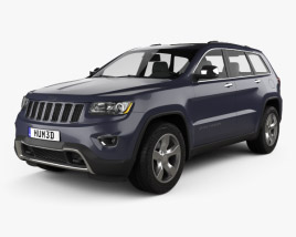 Jeep Grand Cherokee Overland 2017 3D model