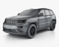 Jeep Grand Cherokee Summit 2017 3d model wire render