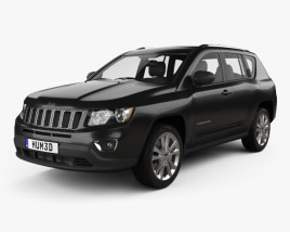 3D model of Jeep Compass 2016
