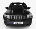 Jeep Compass 2016 3d model front view