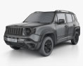 Jeep Renegade Trailhawk 2018 Modelo 3D wire render