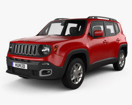 Jeep Renegade Latitude 2018 Modello 3D