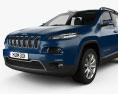 Jeep Cherokee Limited with HQ interior 2017 3d model