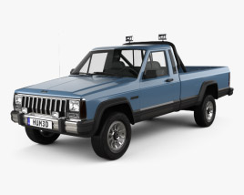 Jeep Comanche MJ 1992 3D model