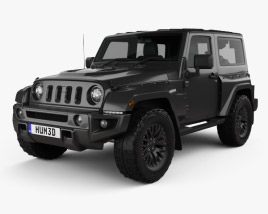Jeep Wrangler Project Kahn JC300 Chelsea Black Hawk 2-door 2019 3D model