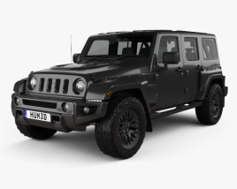 Jeep Wrangler Project Kahn JC300 Chelsea Black Hawk 4-door 2019 3D model