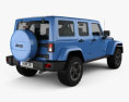Jeep Wrangler Unlimited Polar Edition 2017 3d model back view