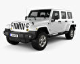 Jeep Wrangler Unlimited Sahara 2017 3d model