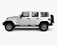 Jeep Wrangler Unlimited Sahara 2017 3d model side view