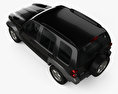 Jeep Liberty KJ Limited 2007 3d model top view