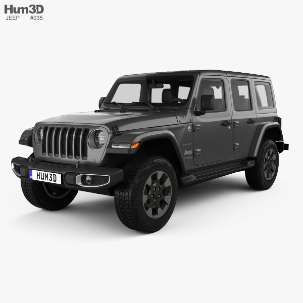 Jeep Wrangler Unlimited Sahara 2020 3D model