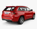 Jeep Grand Cherokee SRT8 2016 3d model back view