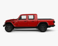 Jeep Gladiator (JT) Rubicon 2022 3d model side view