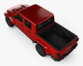 Jeep Gladiator (JT) Rubicon 2022 3d model top view