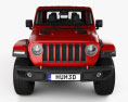 Jeep Gladiator (JT) Rubicon 2022 3d model front view